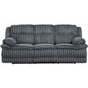 The appearance of Goodland Double Reclining Sofa In Dark Gray designed by Homelegance in the modern / contemporary interior design. This dark gray piece of furniture was selected by 1StopBedrooms from Goodland Collection to add a touch of cosiness and style into your home. Sku: 9577DG-3. Material: Corduroy.