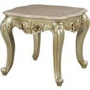 The appearance of Gorsedd End Table designed by ACME in the transitional interior design. This antique white piece of furniture was selected by 1StopBedrooms from Gorsedd Collection to add a touch of cosiness and style into your home. Sku: 82442. Material: Wood.