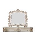 The appearance of Gorsedd Mirror designed by ACME in the transitional interior design. This antique white piece of furniture  was selected by 1StopBedrooms from Gorsedd Collection to add a touch of cosiness and style into your home. Sku: 27444. Material: MDF.
