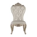 The appearance of Gorsedd Side Chair (Set of 2) designed by ACME in the transitional interior design. This antique white piece of furniture was selected by 1StopBedrooms from Gorsedd Collection to add a touch of cosiness and style into your home. Sku: 67442. Material: Wood.