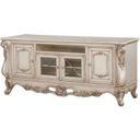 The appearance of Gorsedd TV Stand In Golden Ivory designed by ACME in the transitional interior design. This gold ivory piece of furniture was selected by 1StopBedrooms from Gorsedd Collection to add a touch of cosiness and style into your home. Sku: 91443. Material: Wood.