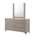 Grace Dresser and Mirror In Taupe