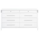 Gracemont 8-Drawer Bedroom Dresser Cabinet In White