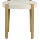 Gracie End Table In White