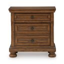 Grailmyn Nightstand In Warm Brown