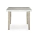 The appearance of Grallegen Square Counter Height Dining Table In Bisque designed by Signature Design by Ashley in the modern / contemporary interior design. This bisque piece of furniture was selected by 1StopBedrooms from Grallegen Collection to add a touch of cosiness and style into your home. Sku: NCD575-13. Table Top Shape: Square. Material: Wood. Size: 42" x 42".