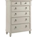The appearance of Grand Bay Tybee Drawer Chest designed by American Drew in the transitional interior design. This white piece of furniture was selected by 1StopBedrooms from Grand Bay Collection to add a touch of cosiness and style into your home. Sku: 016-215. Material: Wood.