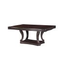 Grand Estates Extendable Dining Table in Cinnamon and Weathered Black