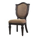 Grand Estates Upholstered Side Chair Set of 2 in Brown