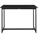 Grand Outdoor Patio Bar Height Dining Table In Aluminum