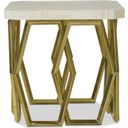 Grand Tour Furniture Devon Side Table In Gold