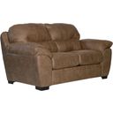 The appearance of Grant Silt Loveseat designed by Jackson in the modern / contemporary interior design. This silt piece of furniture  was selected by 1StopBedrooms from Grant Collection to add a touch of cosiness and style into your home. Sku: 445302122749302749. Material: Bonded Leather.