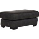 The appearance of Grant Steel Ottoman designed by Jackson in the modern / contemporary interior design. This brown piece of furniture was selected by 1StopBedrooms from Grant Collection to add a touch of cosiness and style into your home. Sku: 445310122728302728. Material: Bonded Leather.