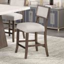 The appearance of Grasten Counter Height Stool Set of 2 In Dark Walnut and Light Gray designed by Furniture of America in the modern / contemporary interior design. This dark walnut and light gray piece of furniture was selected by 1StopBedrooms from Grasten Collection to add a touch of cosiness and style into your home. Sku: FM3332DB-PC-2PK. Material: Fabric.