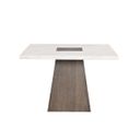The appearance of Grasten Counter Height Table In Dark Walnut designed by Furniture of America in the modern / contemporary interior design. This dark walnut piece of furniture was selected by 1StopBedrooms from Grasten Collection to add a touch of cosiness and style into your home. Sku: FM3332DB-PT-1;FM3332DB-PT-2. Table Top Shape: Square. Material: Marble. Size: 54" x 54".