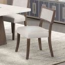 The appearance of Grasten Side Chair Set of 2 In Dark Walnut and Light Gray designed by Furniture of America in the modern / contemporary interior design. This dark walnut and light gray piece of furniture  was selected by 1StopBedrooms from Grasten Collection to add a touch of cosiness and style into your home. Sku: FM3332DB-SC-2PK. Material: Fabric.