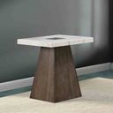 The appearance of Grasten Square End Table In Ash Gray designed by Furniture of America in the modern / contemporary interior design. This ash gray piece of furniture was selected by 1StopBedrooms from Grasten Collection to add a touch of cosiness and style into your home. Sku: FM4332DB-E. Material: Rubberwood.