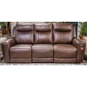 The appearance of Gravier Power Reclining Sofa In Cordova designed by Signature Design by Ashley in the modern / contemporary interior design. This cordova piece of furniture was selected by 1StopBedrooms from Gravier Collection to add a touch of cosiness and style into your home. Sku: U1330115. Material: Leather Match.