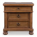 The appearance of Greddinton Nightstand In Brown designed by Signature Design by Ashley in the traditional interior design. This brown piece of furniture was selected by 1StopBedrooms from Greddinton Collection to add a touch of cosiness and style into your home. Sku: NCB824-93. Material: Wood.