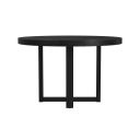 Grenada 47.5 Inch Round Dining Table In Black