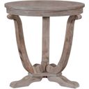 The appearance of Greystone Mill Stone White Wash End Table designed by Liberty in the transitional interior design. This brown piece of furniture  was selected by 1StopBedrooms from Greystone Collection to add a touch of cosiness and style into your home. Sku: 154-OT1020. Material: Wood.