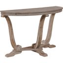 The appearance of Greystone Mill Stone White Wash Sofa Table designed by Liberty in the transitional interior design. This brown piece of furniture  was selected by 1StopBedrooms from Greystone Collection to add a touch of cosiness and style into your home. Sku: 154-OT1030. Material: Wood.