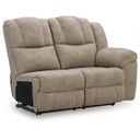 The appearance of Gridlines Right-Arm Facing Reclining Loveseat In Birch designed by Signature Design by Ashley in the modern / contemporary interior design. This birch piece of furniture was selected by 1StopBedrooms from Gridlines Collection to add a touch of cosiness and style into your home. Sku: NC6920585. Material: Fabric.