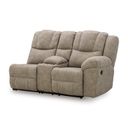 The appearance of Gridlines Right-Arm Facing Reclining Loveseat with Console In Birch designed by Signature Design by Ashley in the modern / contemporary interior design. This birch piece of furniture was selected by 1StopBedrooms from Gridlines Collection to add a touch of cosiness and style into your home. Sku: NC6920567. Material: Fabric.