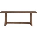 The appearance of Griffith Park Console Table In Sienna designed by Universal in the modern / contemporary interior design. This sienna piece of furniture was selected by 1StopBedrooms from Griffith Park Collection to add a touch of cosiness and style into your home. Sku: U400823. Material: Wood.