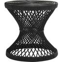 The appearance of Grimson Black Small Bowed Accent Table designed by Safavieh in the modern / contemporary interior design. This black piece of furniture was selected by 1StopBedrooms from Grimson Collection to add a touch of cosiness and style into your home. Sku: WIK6506A. Material: Rattan.