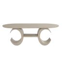 Gwendolyn Oval Table In Beige