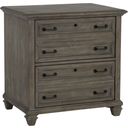 The appearance of Lancaster Dove Tail Grey Lateral File designed by Magnussen in the rustic / southwestern interior design. This brown piece of furniture was selected by 1StopBedrooms from Lancaster Collection to add a touch of cosiness and style into your home. Sku: H4352-40. Material: Pine.