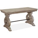 The appearance of Tinley Park Dove Tail Grey Writing Desk designed by Magnussen in the rustic / southwestern interior design. This gray piece of furniture was selected by 1StopBedrooms from Tinley Park Collection to add a touch of cosiness and style into your home. Sku: H4646-01T;H4646-01B. Material: Pine.
