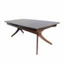 The appearance of Hadsten Dining Table In Rich Walnut designed by Furniture of America in the transitional interior design. This rich walnut piece of furniture  was selected by 1StopBedrooms from Hadsten Collection to add a touch of cosiness and style into your home. Sku: FM30004WN-T. Material: Fabric. Table Top Shape: Rectangular. Size: 41" x 103".