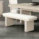 The appearance of Hagerman Bench In Natural designed by Furniture of America in the modern / contemporary interior design. This natural piece of furniture was selected by 1StopBedrooms from Hagerman Collection to add a touch of cosiness and style into your home. Sku: FM3410NT-BN. Material: Rubberwood.