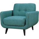 The appearance of Hailey Teal Chair designed by Picket House in the modern / contemporary interior design. This blue piece of furniture was selected by 1StopBedrooms from Hailey Collection to add a touch of cosiness and style into your home. Sku: UHD087100. Material: Polyester.