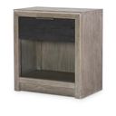 The appearance of Halifax 1 Drawer Open Nightstand In Flax and Java designed by Legacy Classic in the modern / contemporary interior design. This flax and java piece of furniture  was selected by 1StopBedrooms from Halifax Collection to add a touch of cosiness and style into your home. Sku: 2400-3101. Material: Oak.