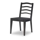 Halifax Ladder Back Chair Set of 2 In Flax and Java