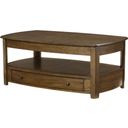 Primo Warm Medium Brown Rectangular Lift-Top Cocktail Table