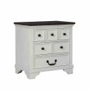The appearance of Hampstead Nightstand with USB A-C In White and Dark Brown designed by Furniture of America in the modern / contemporary interior design. This white/dark brown piece of furniture was selected by 1StopBedrooms from Hampstead Collection to add a touch of cosiness and style into your home. Sku: FM79014WH-N. Material: Solid Wood.