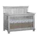 The appearance of Hampton 4 In 1 Convertible Crib In Stone Wash designed by Soho Baby in the transitional interior design. This stonewash piece of furniture was selected by 1StopBedrooms from Hampton Collection to add a touch of cosiness and style into your home. Sku: 43011930. Material: Wood.