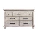 The appearance of Hampton 7 Drawer Dresser In Stone Wash designed by Soho Baby in the transitional interior design. This stonewash piece of furniture was selected by 1StopBedrooms from Hampton Collection to add a touch of cosiness and style into your home. Sku: 43037930. Material: Wood.