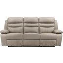 The appearance of Hancock Power Double Reclining Sofa In Beige designed by Homelegance in the modern / contemporary interior design. This beige piece of furniture  was selected by 1StopBedrooms from Hancock Collection to add a touch of cosiness and style into your home. Sku: 9628LTE-3PW. Material: Leather.