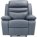 The appearance of Hancock Power Reclining Chair In Blue designed by Homelegance in the modern / contemporary interior design. This blue piece of furniture was selected by 1StopBedrooms from Hancock Collection to add a touch of cosiness and style into your home. Sku: 9628BUE-1PW. Material: Leather.