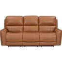 The appearance of Hancock Zero Gravity Power Reclining Sofa with Drop Down Table with Headrest and Footrest In Apple Cider designed by Parker House in the traditional interior design. This apple cider piece of furniture was selected by 1StopBedrooms from Hancock Collection to add a touch of cosiness and style into your home. Sku: MHAN-834P3Z-APCI. Material: Polyester.
