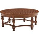 The appearance of Harbor Isle Round Cocktail Table In Walnut designed by Tommy Bahama in the transitional interior design. This walnut piece of furniture was selected by 1StopBedrooms from Harbor Isle Collection to add a touch of cosiness and style into your home. Sku: 3935-947. Material: Wood.