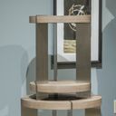 Harlow Chairside Table In Sandstone