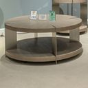 Harlow Round Cocktail Table In Sandstone