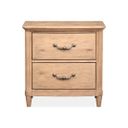 The appearance of Harmony Heights Drawer Nightstand In Belgium Wheat designed by Magnussen in the transitional interior design. This belgium wheat piece of furniture was selected by 1StopBedrooms from Harmony Heights Collection to add a touch of cosiness and style into your home. Sku: B6400-01. Material: Oak Veneer.