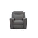 Harper Power Recliner with Power Head Rest and Power Lumbar In Cement